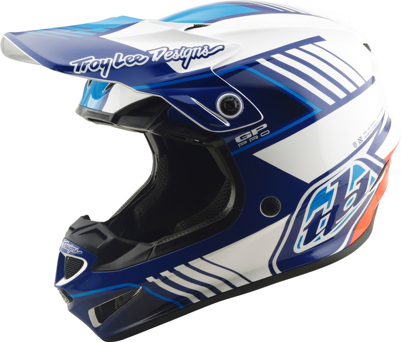 Casque Cross Troy Lee Designs GP Pro Segment Bleu