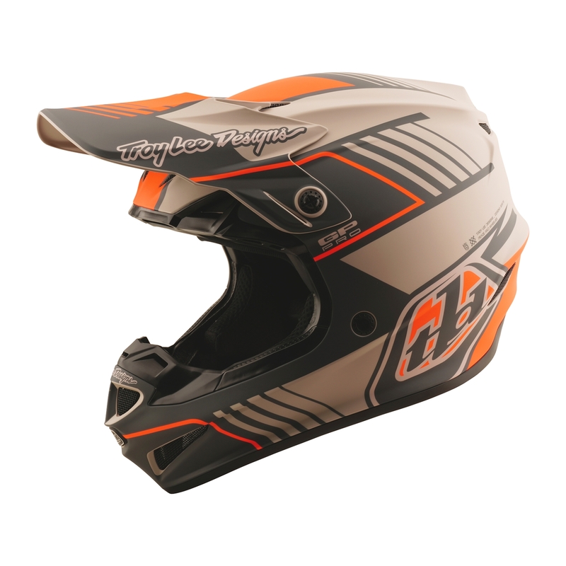 Casque Cross Troy Lee Designs GP Pro Segment Marron