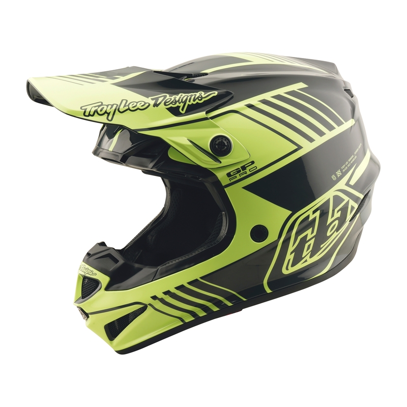 Casque Cross Troy Lee Designs GP Pro Segment Jaune
