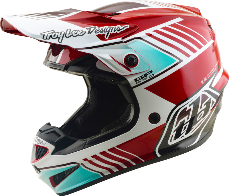 Casque Cross Troy Lee Designs GP Pro Segment Rouge