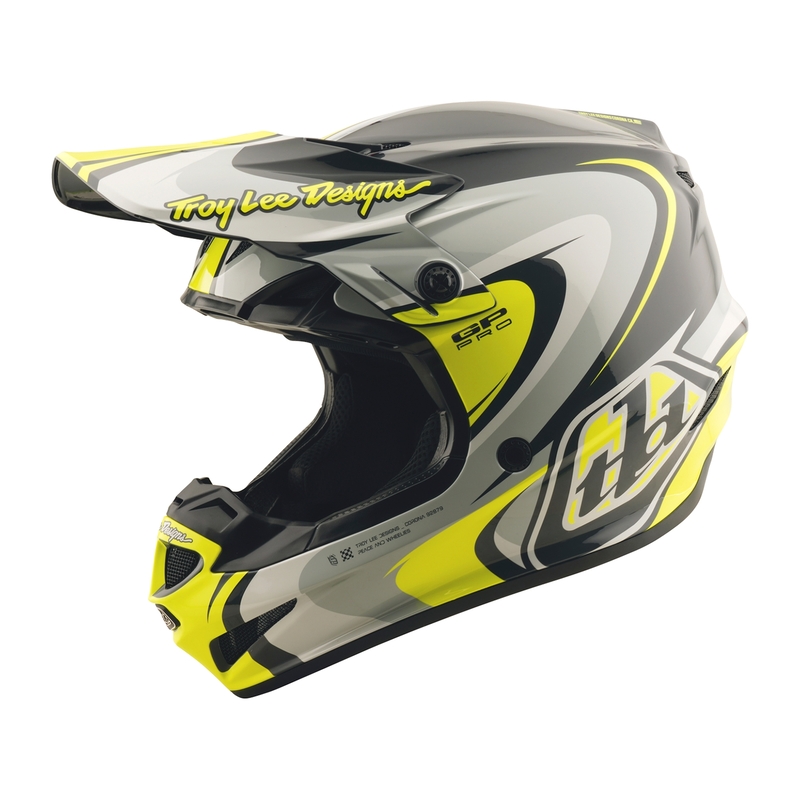 Casque Cross Troy Lee Designs GP Pro Crossover Jaune