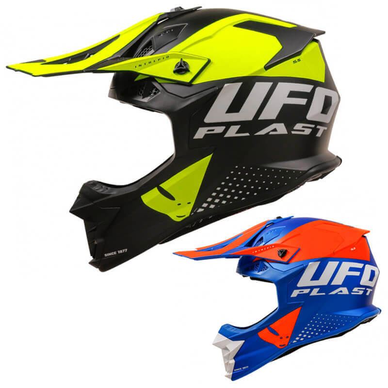 Casque Cross UFO Intrepid Mat