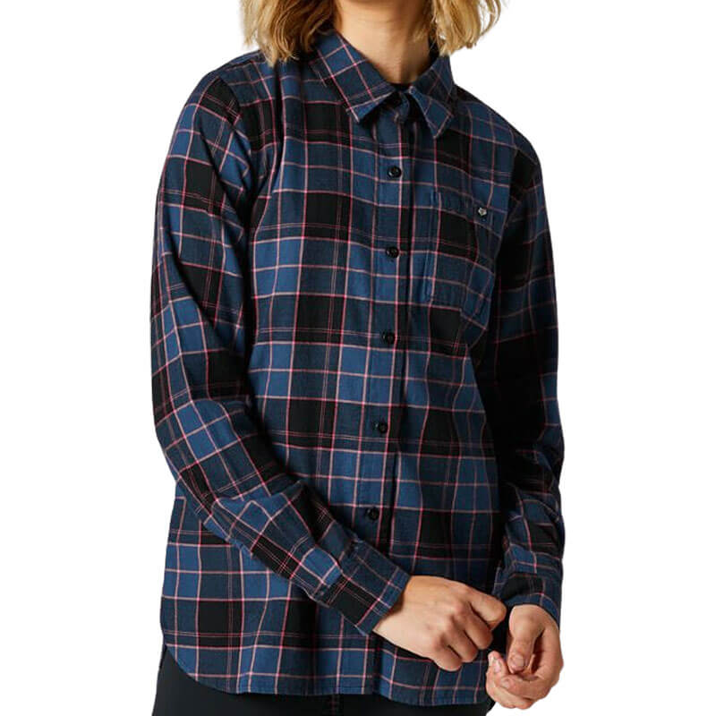 Chemise Femme Fox Racing Pines Flannel Bleu