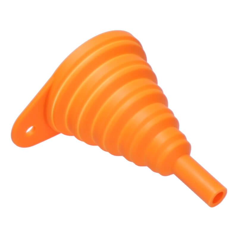 Entonnoir Silicone Pliable Orange