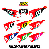 Fonds de Plaques Enduro Perso GASGAS Pure Red - FXMOTORS