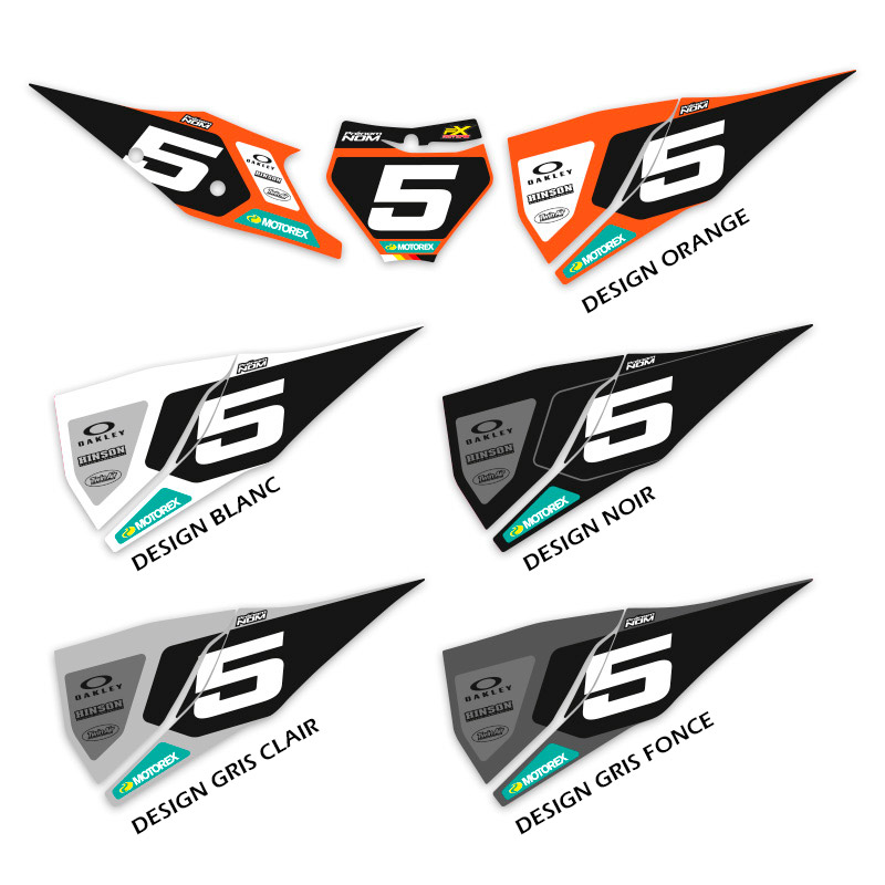 Fonds de Plaques Motocross Perso KTM SX/SX-F Pure