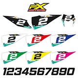 Fonds de Plaques Enduro Perso KTM EXC/EXC-F Motorex Line