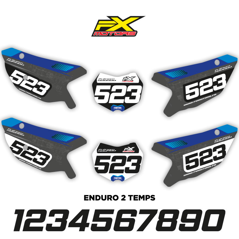 Fonds de Plaques Enduro Perso TM Race Team