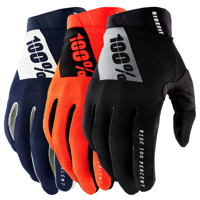 Gants cross hiver 100% Brisker homologués CE moto noir taille S