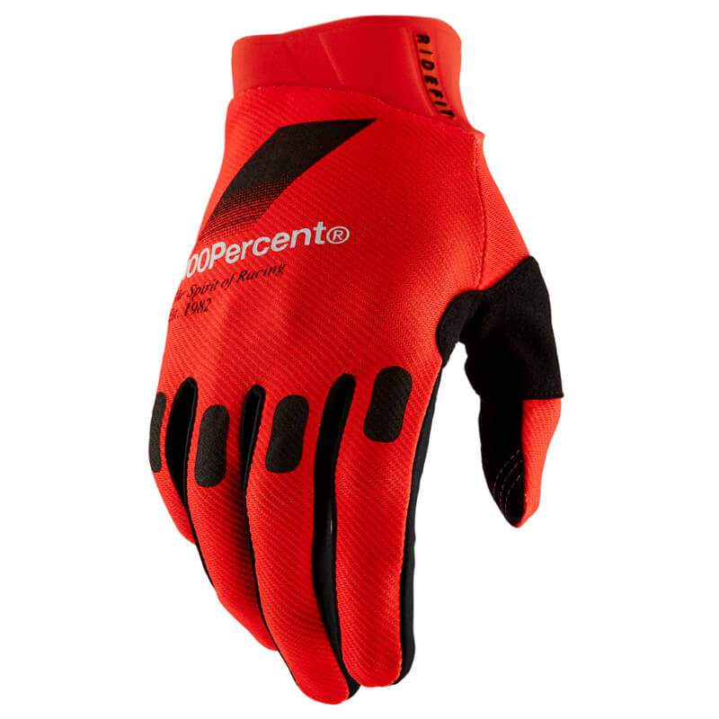 Gants Cross 100% Ridefit Rouge