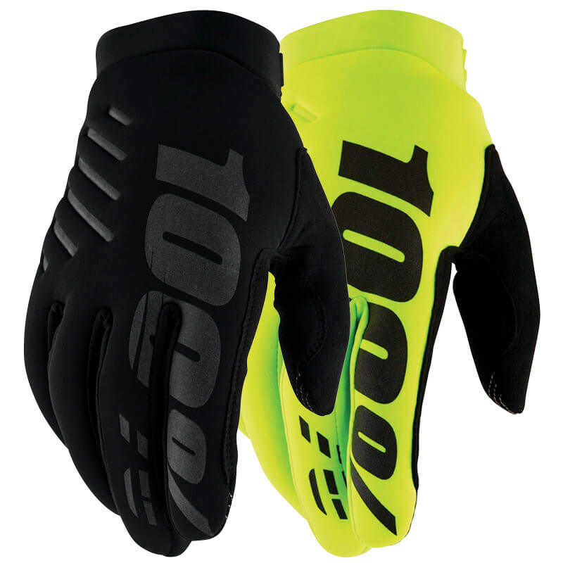 Gants 100% Enfant Brisker Noir