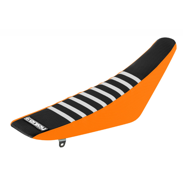 Housse de selle Motocross ENJOY Ribbed KTM Orange/Noir