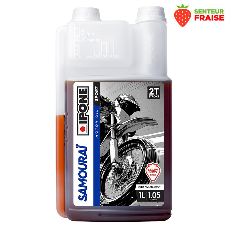 Huile IPONE SAMOURAI RACING Senteur Fraise