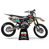 Kit Déco Perso FX MOTORS Purestar Gris KTM SX/SXF