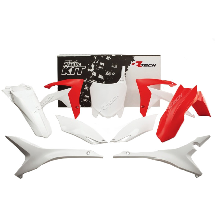 Tech R-TECH Cache Boi Kit Plastique Compatible Honda 450Crf1316+250Crf1417 Rouge 