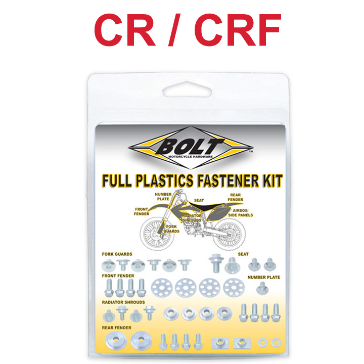 Kit Visserie Complet Plastiques BOLT - HONDA CR/CRF