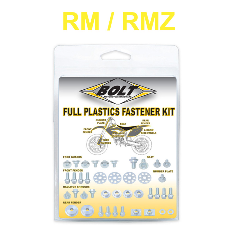 Kit Visserie Complet Plastiques BOLT - SUZUKI RM/RMZ