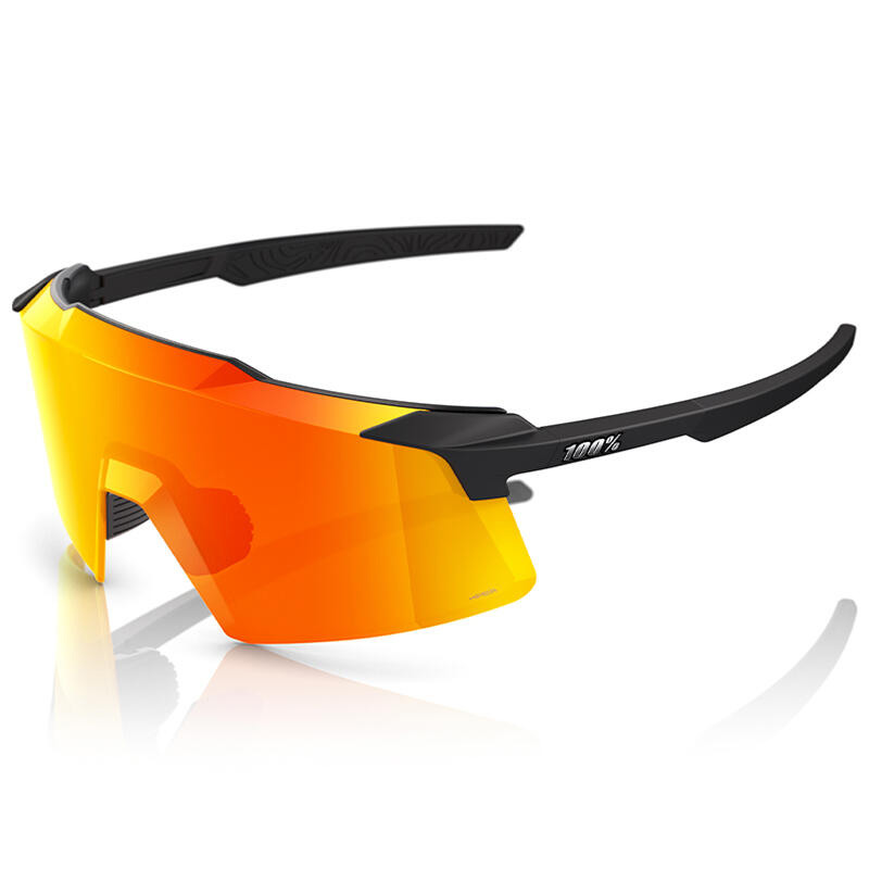 Lunettes de Soleil Sport 100% Aerocraft Noir - Ecran Hiper
