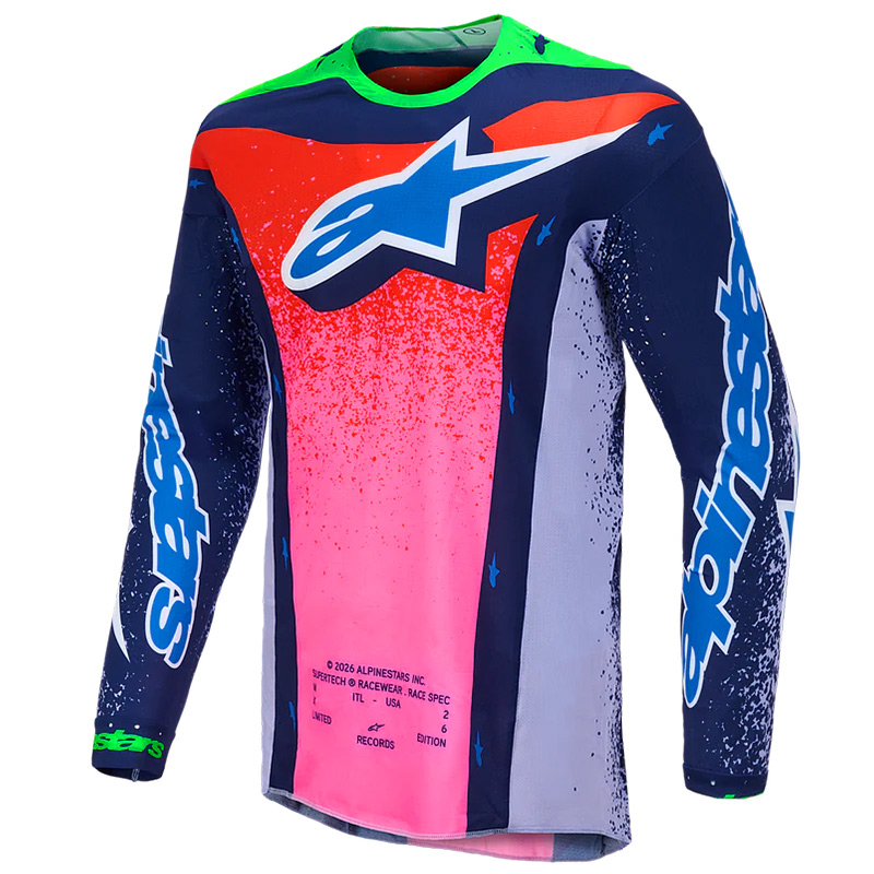 Maillot Cross Alpinestars Supertech LT Records 2026