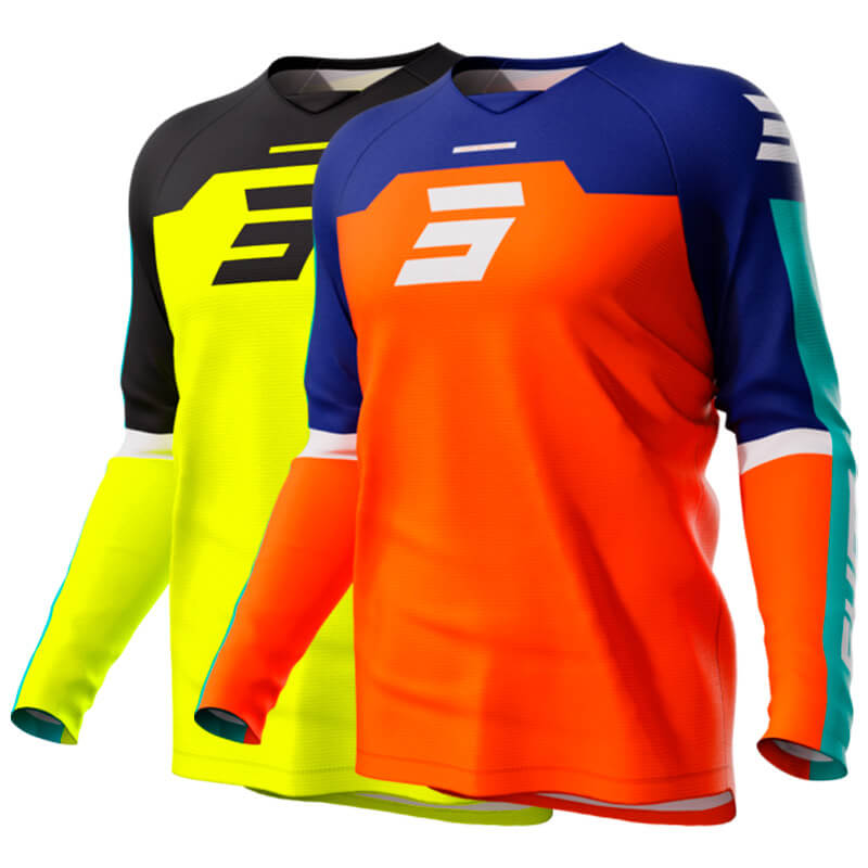 Maillot moto cross Enfant Shot 2024 Draw Rush