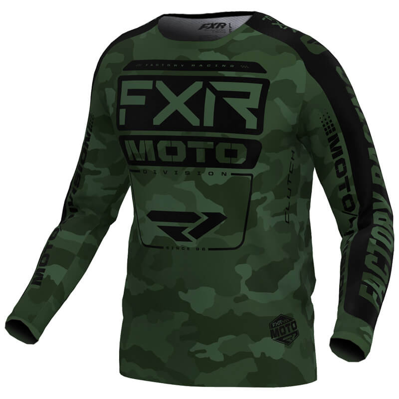 Maillot Cross FXR Racing Clutch MX Camo 2024