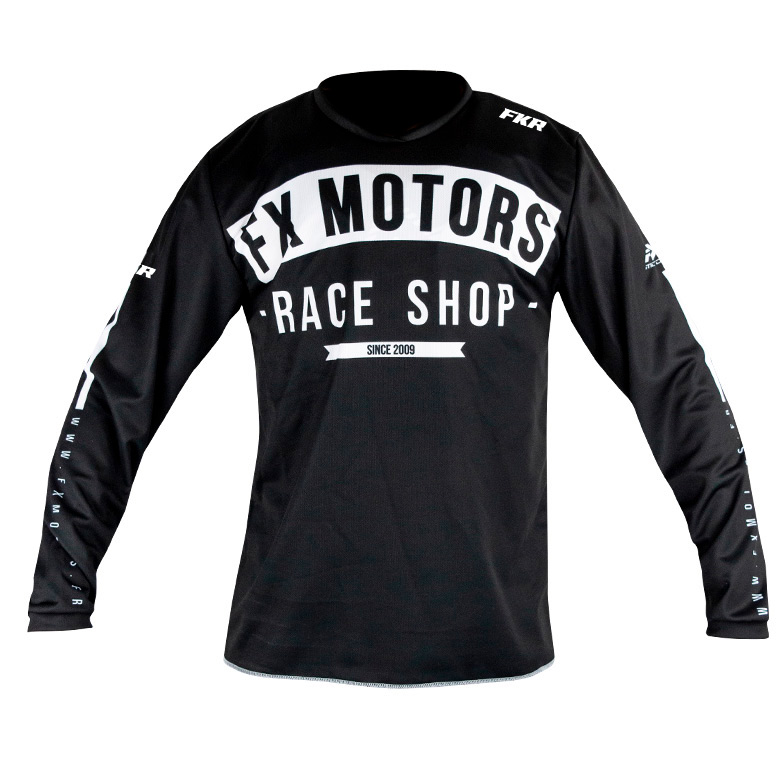 Maillot Cross FX MOTORS Classic Vintage Noir