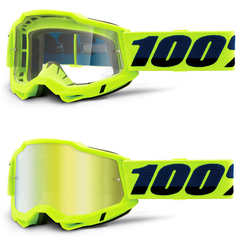 Masque / Lunette cross NOEND 3.6 SERIES JAUNE FLUO