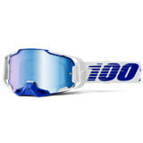 Masque Cross 100% Armega Bleu - Ecran Miroir