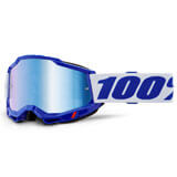 Masque Cross 100% Accuri 2 Bleu - Ecran Miroir