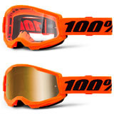 Masque Cross 100% Strata 2 Orange Fluo