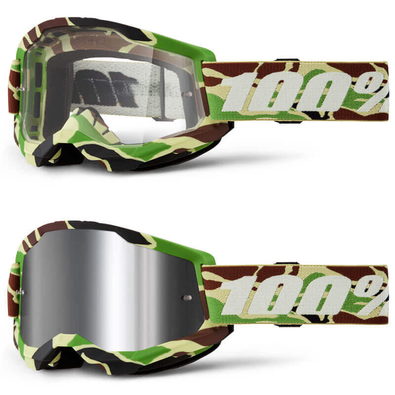 Masque Cross 100% Strata 2 War Camo