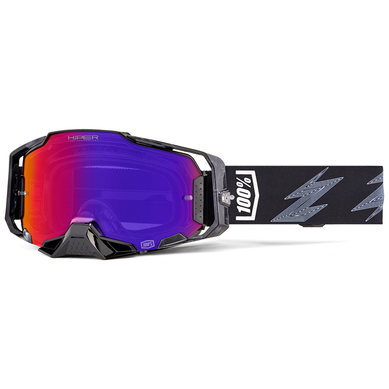 Masque Cross 100% Armega HiPER Crenshaw - Ecran Mirror Violet