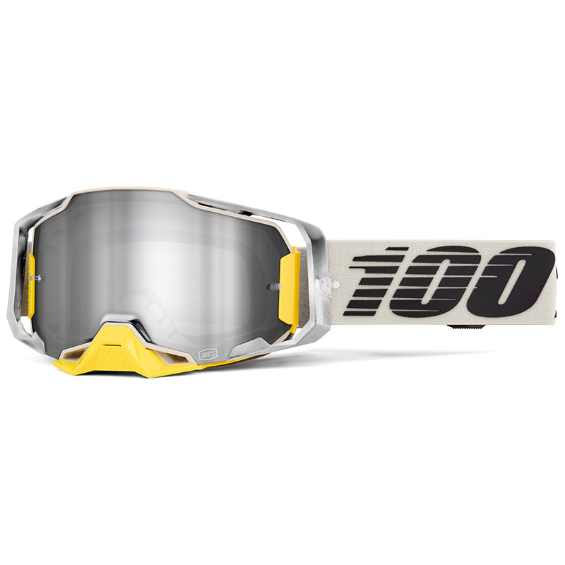 Masque Cross 100% Armega Viggo - Ecran Mirror Silver Flash