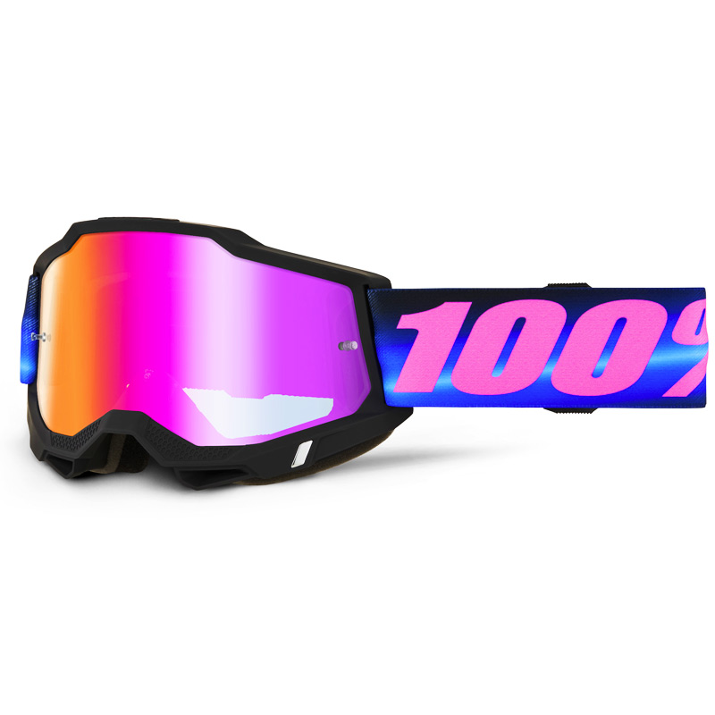 Masque Cross 100% Accuri 2 Superdrome - Ecran Miroir Rouge