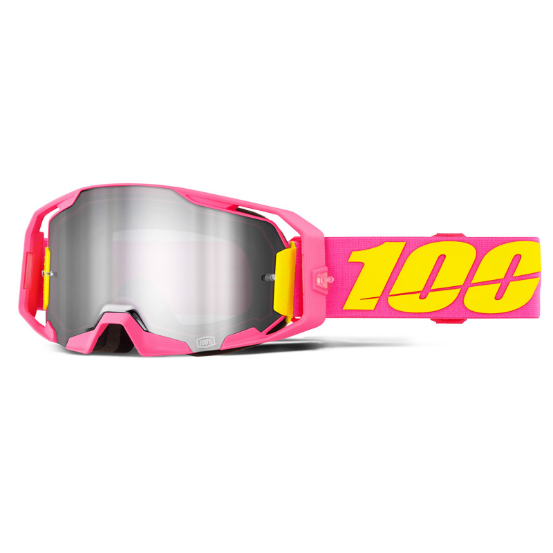 Masque Cross 100% Armatic Snakpak - Ecran Miroir Silver