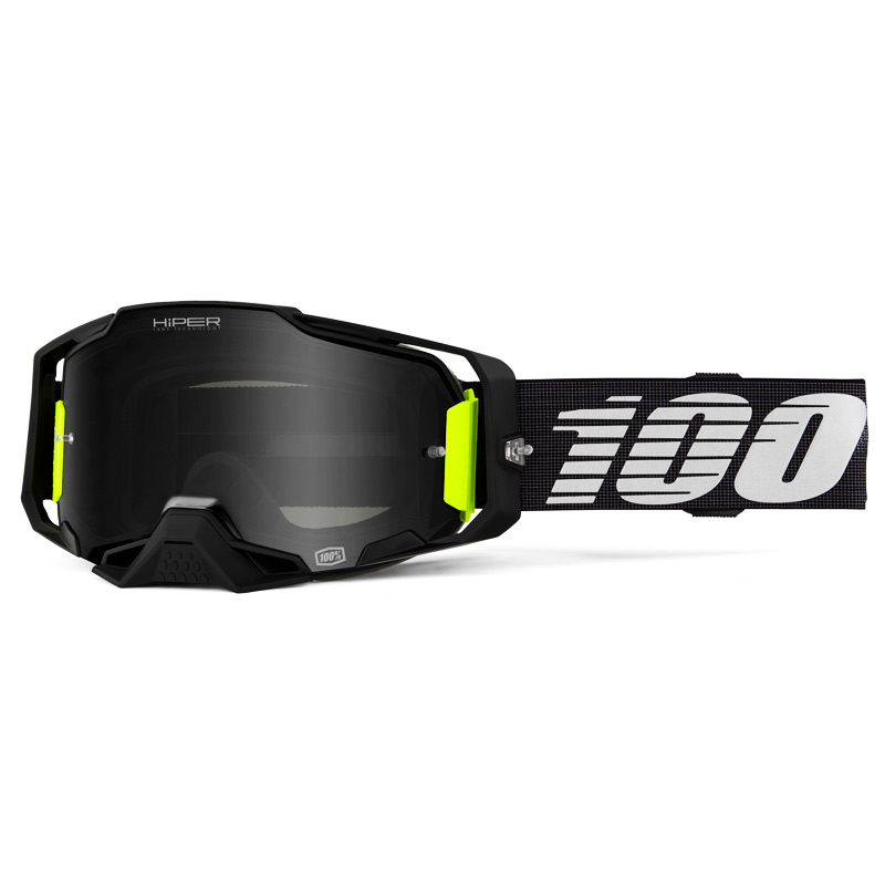 Masque Cross 100% Armega HiPER Tetsumi - Ecran Mirror Noir