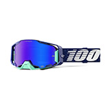 Masque Cross 100% Armega HiPER Noche - Ecran Miroir Bleu