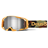 Masque Cross 100% Armatic Deus Ex Machina - Ecran Miroir Argent