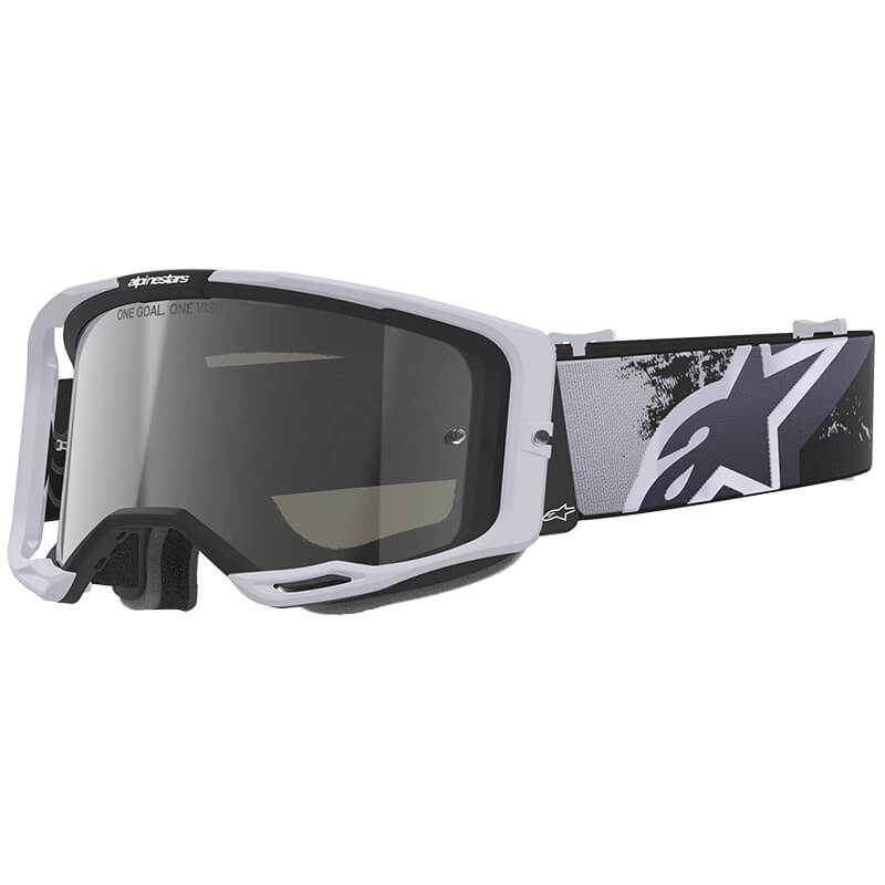 Masque Cross Alpinestars Vision 8 Lahnd - Ecran Miroir Argent