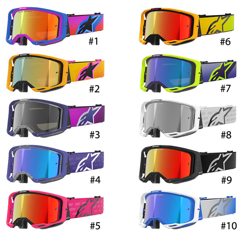 Masque Cross Alpinestars Vision 8 Corp - Ecran Miroir