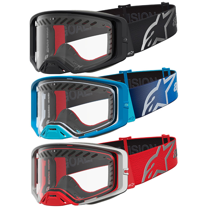 Masque Cross Alpinestars Supertech Dura Air Fluid - Ecran Clair