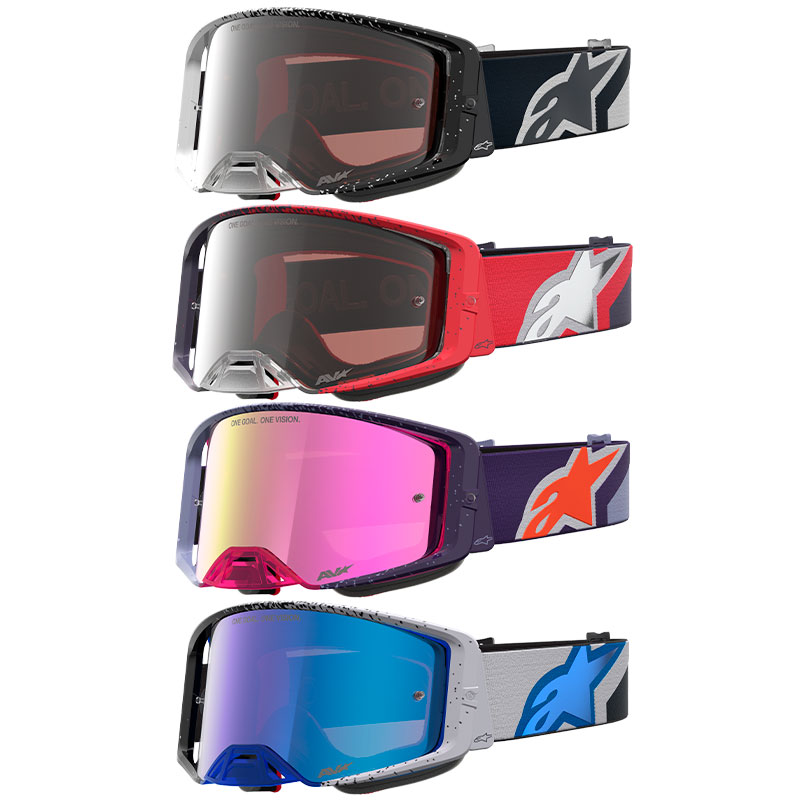 Masque Cross Alpinestars Supertech Hiten - Ecran Miroir