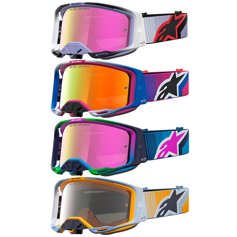 Masque Cross Alpinestars Vision 8 Maven - Ecran Miroir