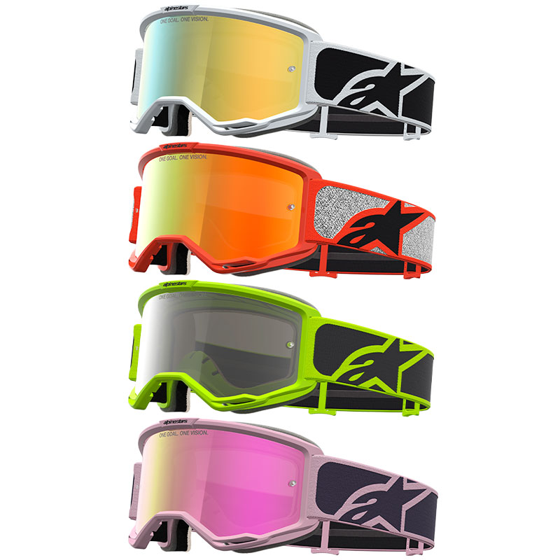 Masque Cross Alpinestars Vision 5 Rora - Ecran Miroir