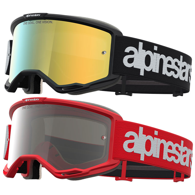 Masque Cross Alpinestars Vision 5 Hone - Ecran Miroir