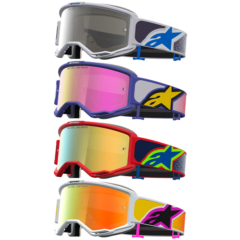 Masque Cross Alpinestars Vision 5 Drag - Ecran Miroir