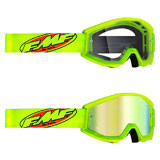 Masque Cross Enfant FMF Vision Powercore Jaune Fluo 2022