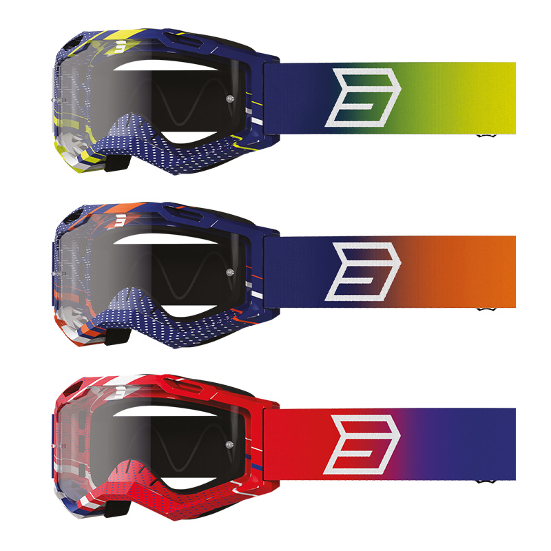 Masque Cross Enfant Shot Rocket 2.0 Drop - Ecran Clair