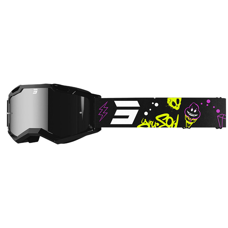 Masque Cross Enfant Shot Rocket 2.0 Cartoon - Iridium