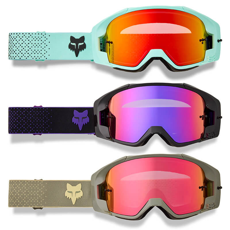 Masque Cross Fox Racing Vue Core 2026 - Ecran PC Miroir Vivid